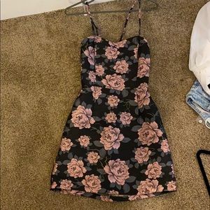 Black mini dress